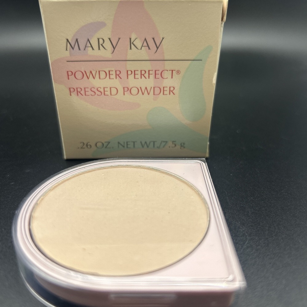 Mary Kay Powder Perfect Pressed Powder IVORY 6251 D Shape New In Box